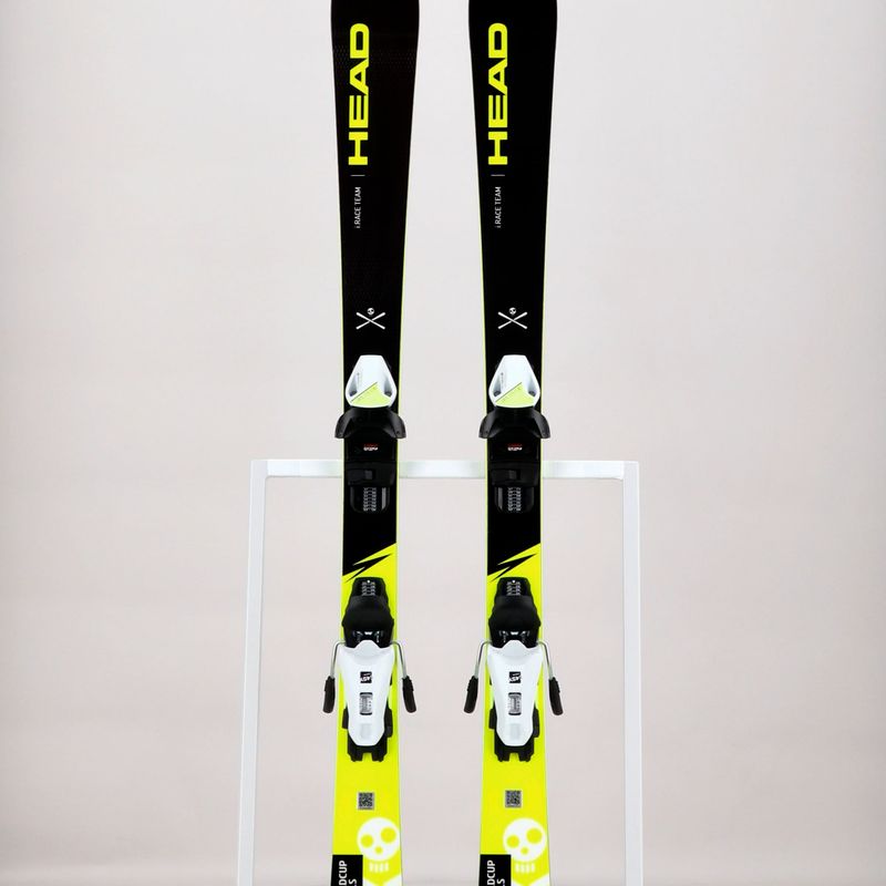 Detské zjazdové lyže HEAD WC iRace Team SW Jrs + Jrs 7.5 black 314141/100862 11