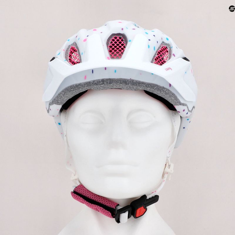 Detská cyklistická prilba Alpina Carapax white 9