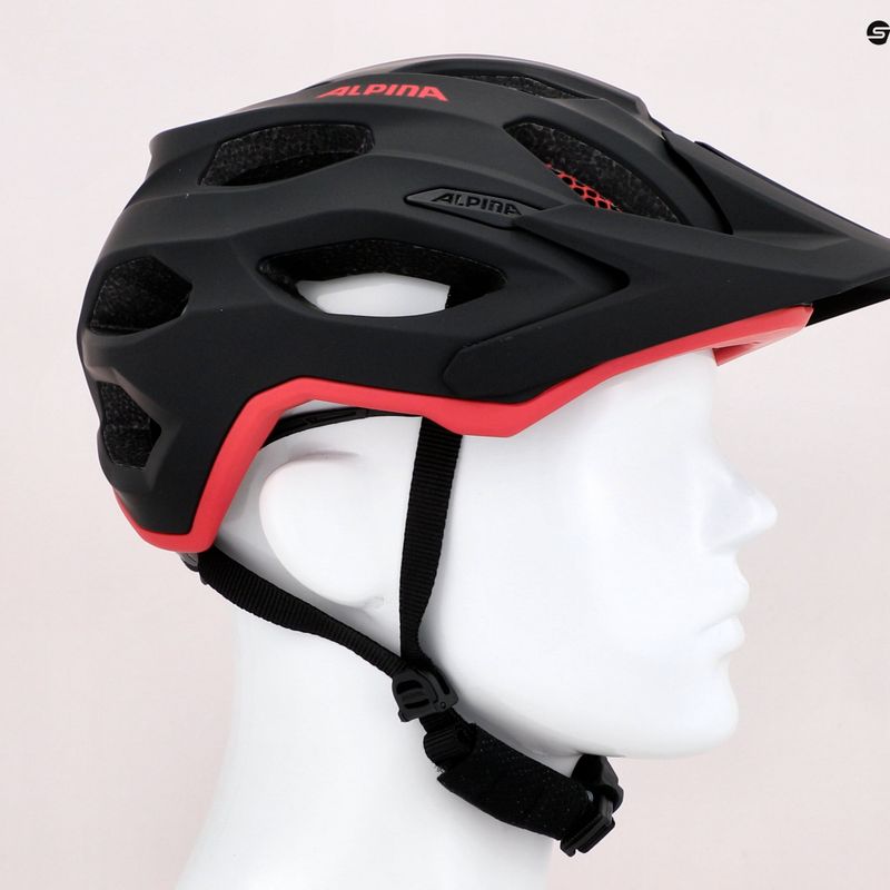 Cyklistická prilba Alpina Carapax 2.0 black/red matte 10