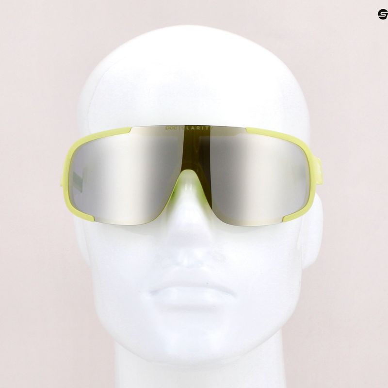 Cyklistické okuliare POC Aspire lemon calcite translucent/clarity define silver 8