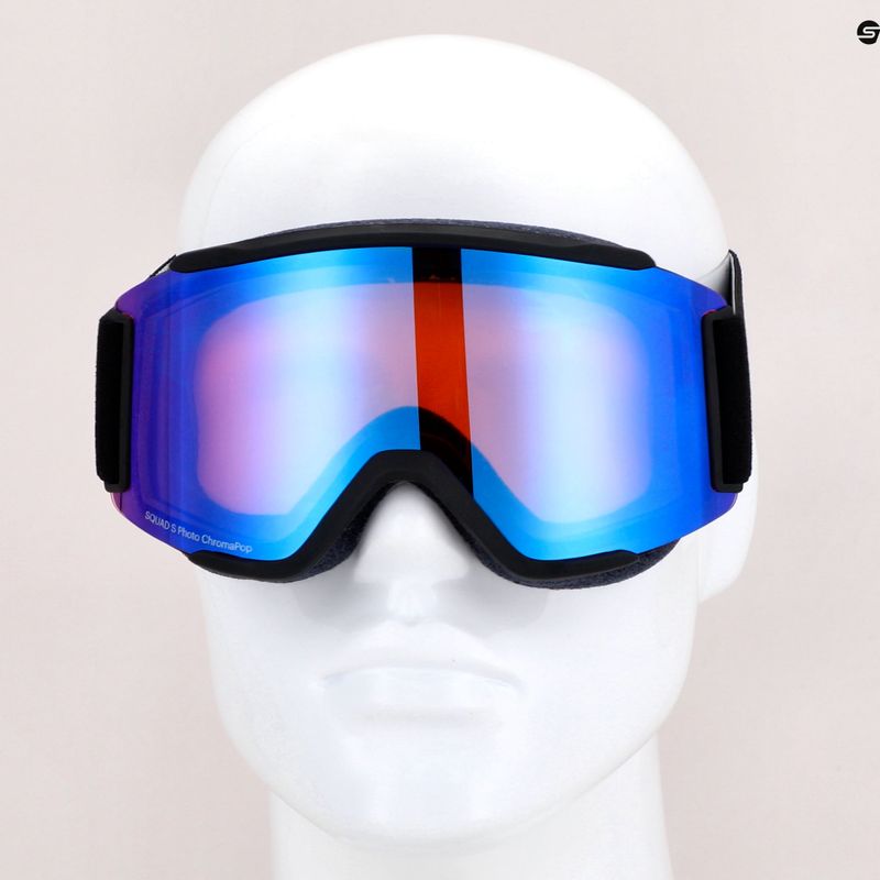 Lyžiarske okuliare Smith Squad S black/chromapop photochromic rose flash M764 8