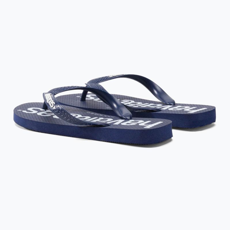 Havaianas Top Logomania žabky navy blue H4144264 3