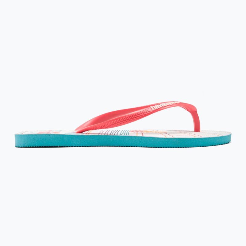 Dámske žabky Havaianas Slim Local Soul Ibiza red/blue/orange 2