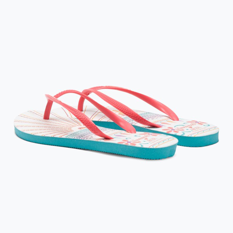 Dámske žabky Havaianas Slim Local Soul Ibiza red/blue/orange 3