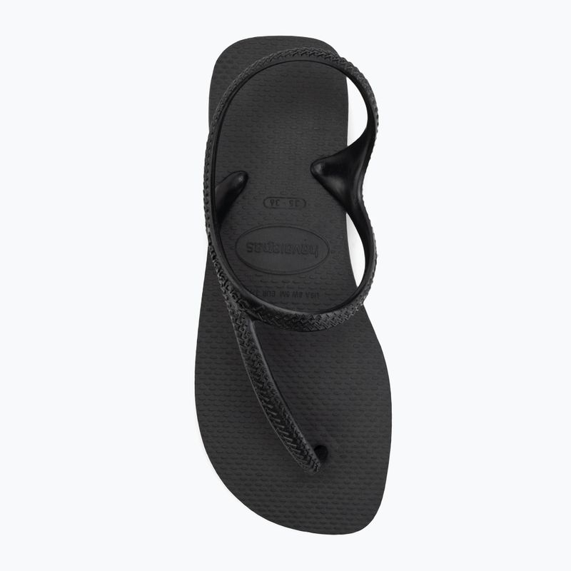 Havaianas Flash Urban čierne dámske sandále 5