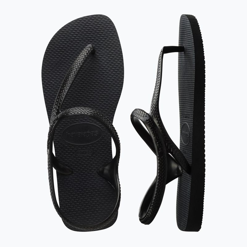 Havaianas Flash Urban čierne dámske sandále 4