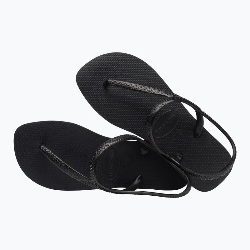 Havaianas Flash Urban čierne dámske sandále 5