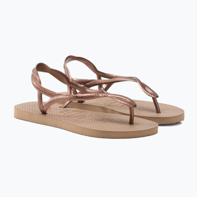 Havaianas Luna beige dámske žabky H4129697 5