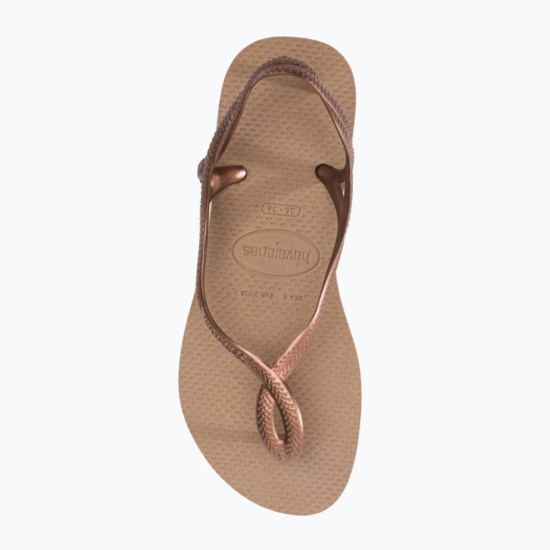 Havaianas Luna beige dámske žabky H4129697 6