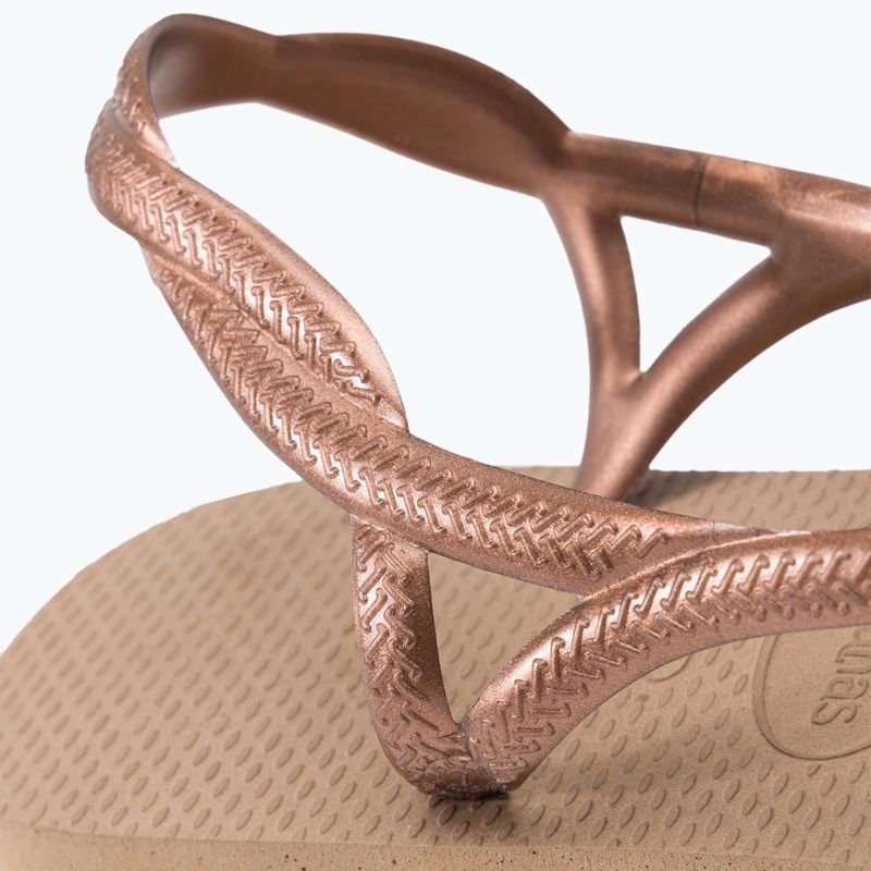 Havaianas Luna beige dámske žabky H4129697 8