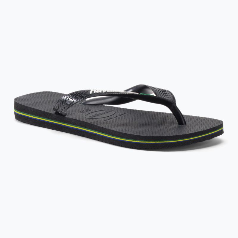 Havaianas Brasil Logo žabky čierne H4110850