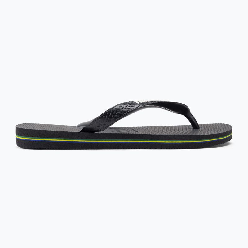 Havaianas Brasil Logo žabky čierne H4110850 2