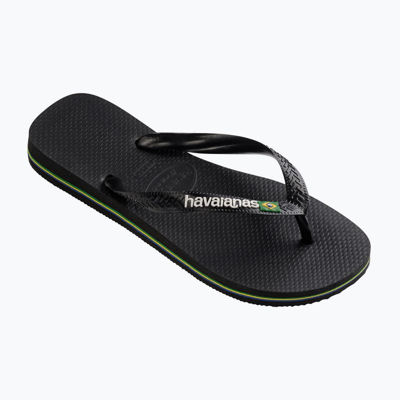 Havaianas Brasil Logo žabky čierne H4110850 8