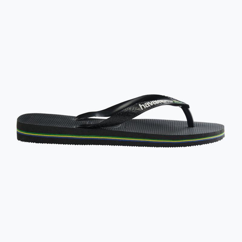 Havaianas Brasil Logo žabky čierne H4110850 9