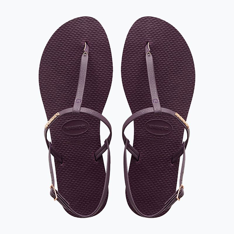 Dámske sandále Havaianas You Riviera purple/black/gold 12