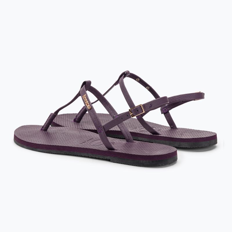 Dámske sandále Havaianas You Riviera purple/black/gold 3