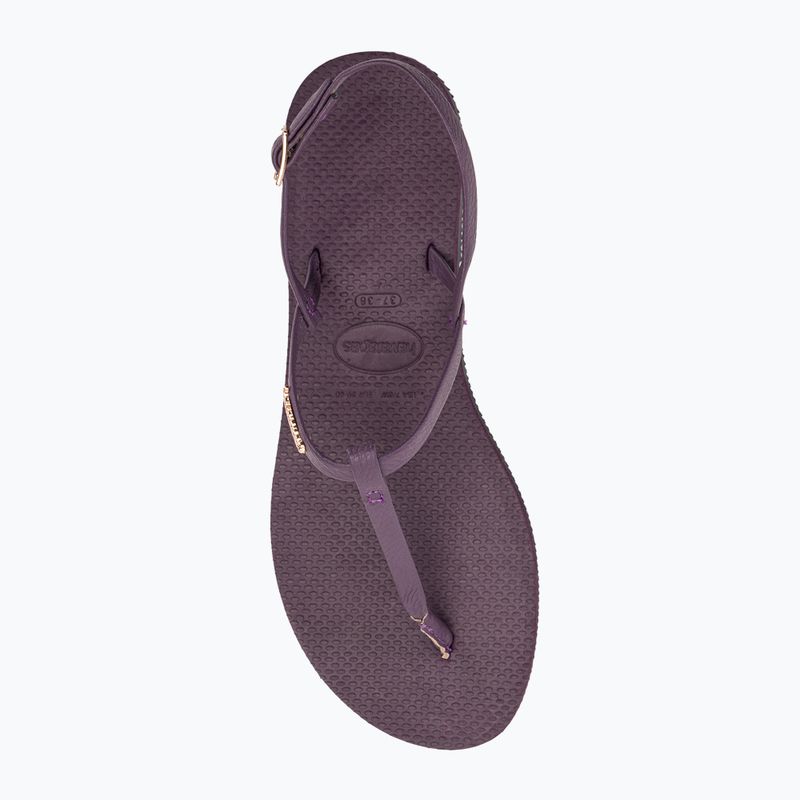 Dámske sandále Havaianas You Riviera purple/black/gold 6