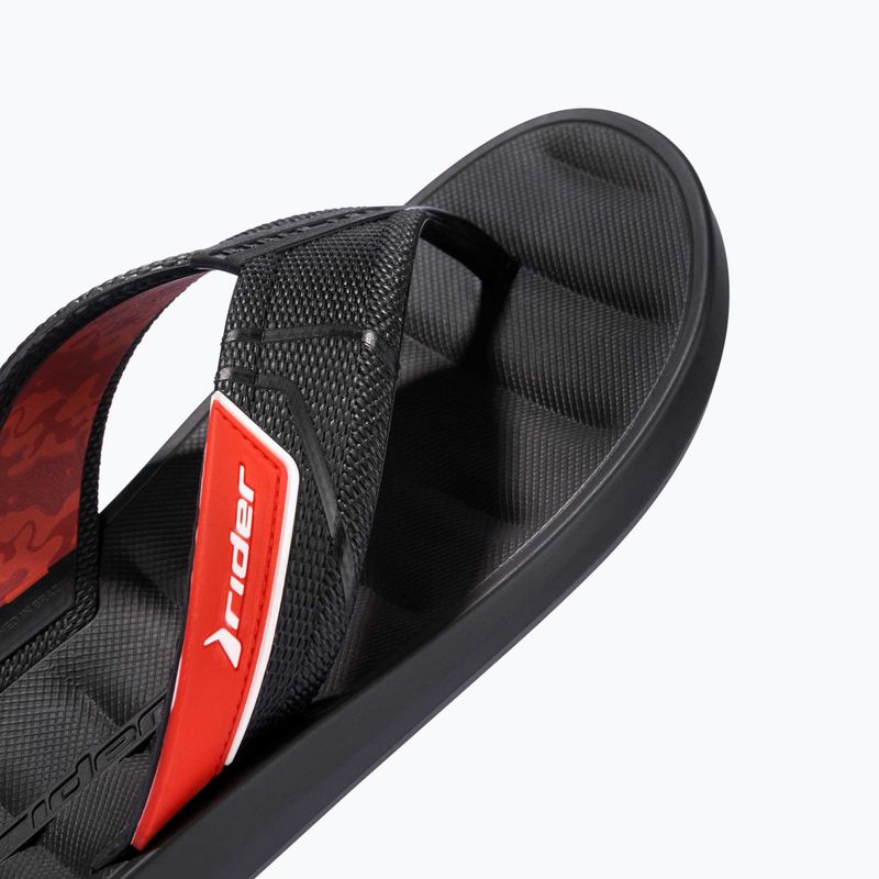 Pánske žabky RIDER Free Mix Thong black/red 12