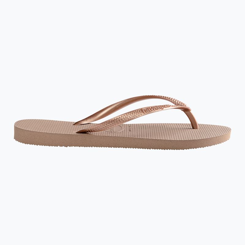 Dámske žabky Havaianas Slim rose gold 2