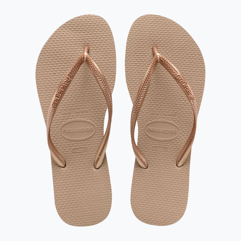 Dámske žabky Havaianas Slim rose gold 3