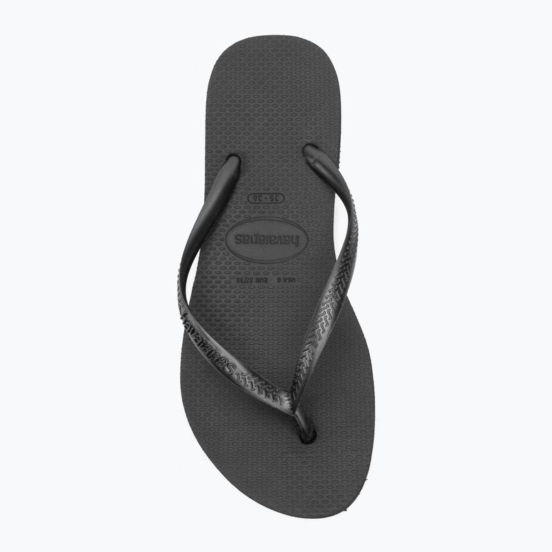 Dámske žabky Havaianas Slim Platform black 5