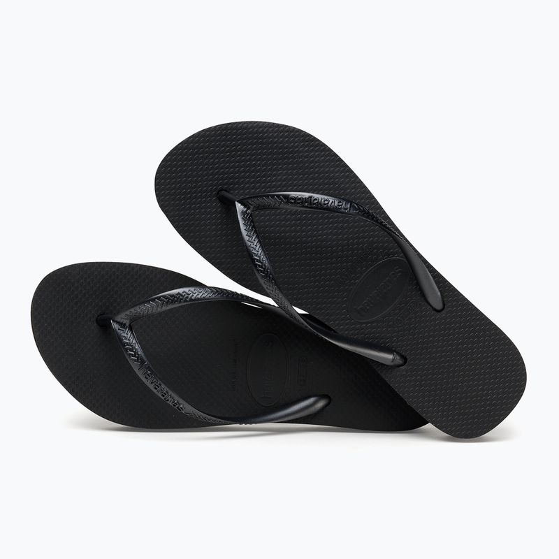 Dámske žabky Havaianas Slim Platform black 4