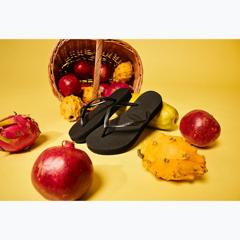 Dámske žabky Havaianas Slim Platform black 7