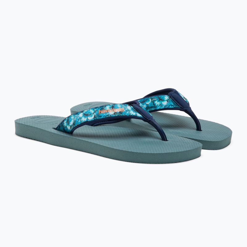 Pánske žabky Havaianas Surf Material silver/blue 4