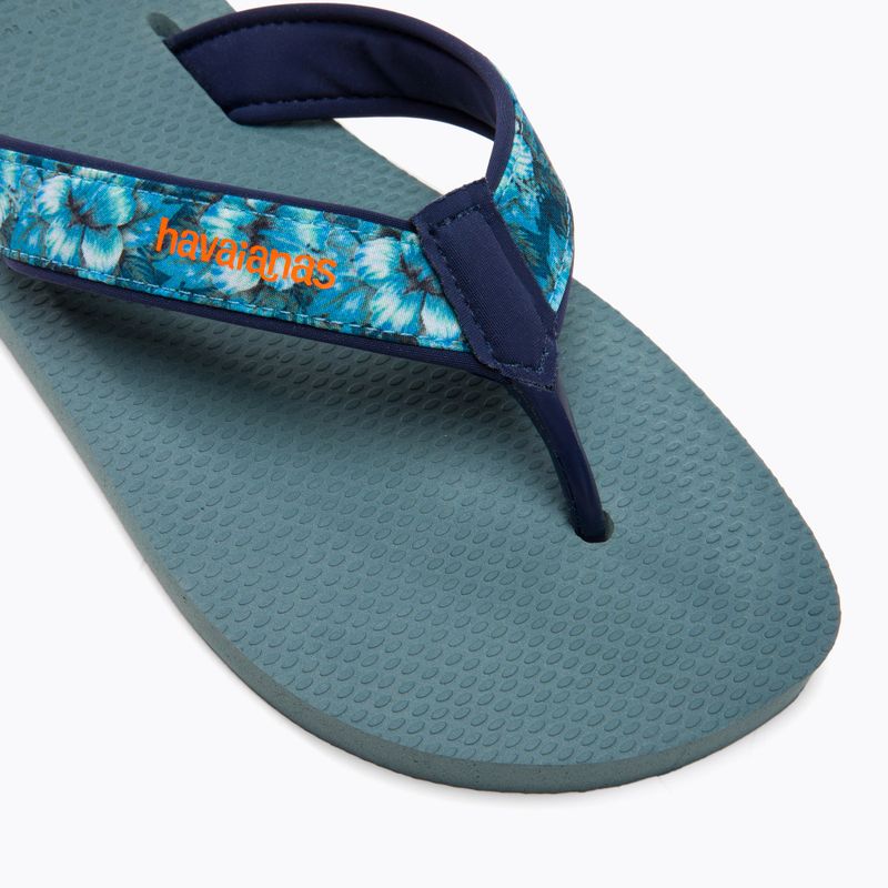 Pánske žabky Havaianas Surf Material silver/blue 7