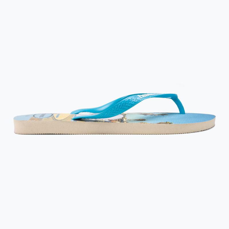 Pánske žabky Havaianas Top Street white/blue 2