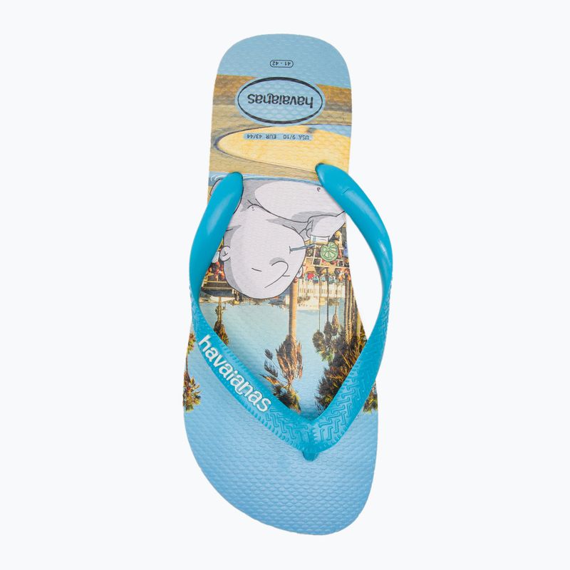 Pánske žabky Havaianas Top Street white/blue 6