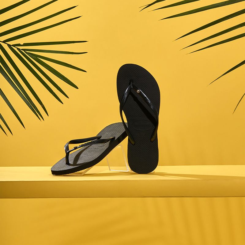 Dámske žabky Havaianas Slim Crystal Sw II black 14