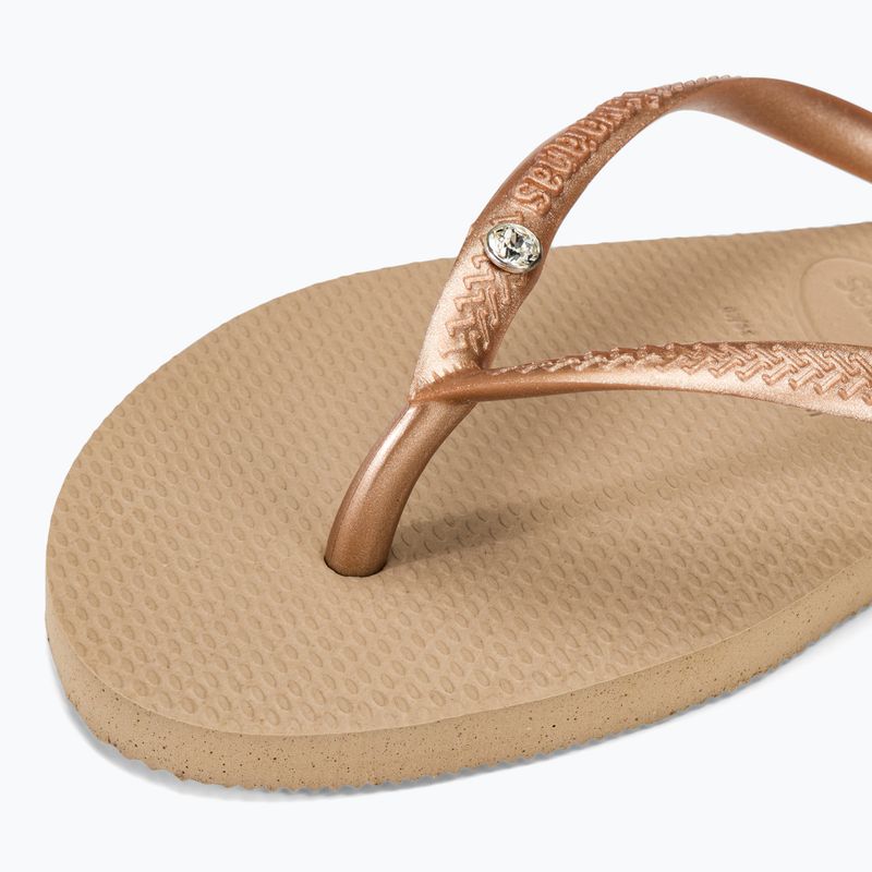 Dámske žabky Havaianas Slim Crystal Sw II rode gold 7