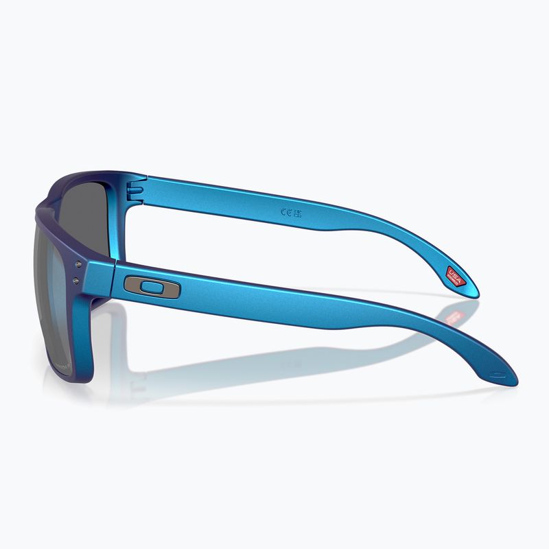Slnečné okuliare Oakley Holbrook XL matné cyan/blue colourshift/black polarized 3