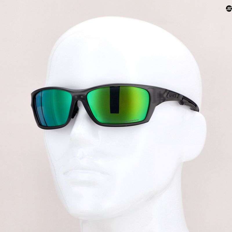 Cyklistické okuliare UVEX Sportstyle 232 P sivé S5330025170 6