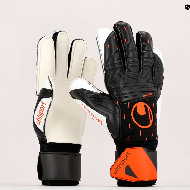 Uhlsport Speed Contact Soft Pro brankárske rukavice čierno-biele 1112681 9