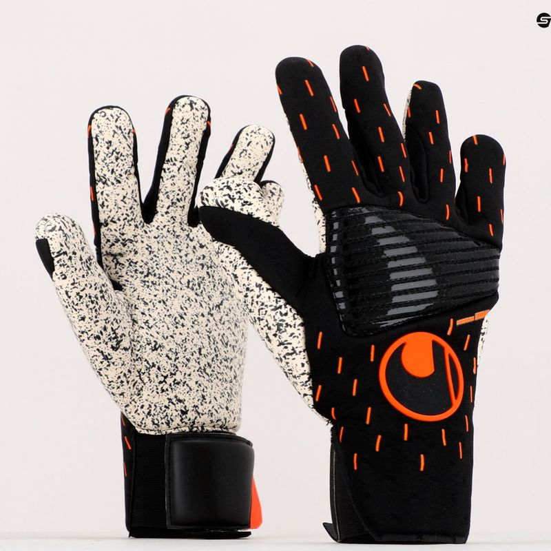 Uhlsport Speed Contact Supergrip+ Reflex brankárske rukavice čierno-biele 1112591 9