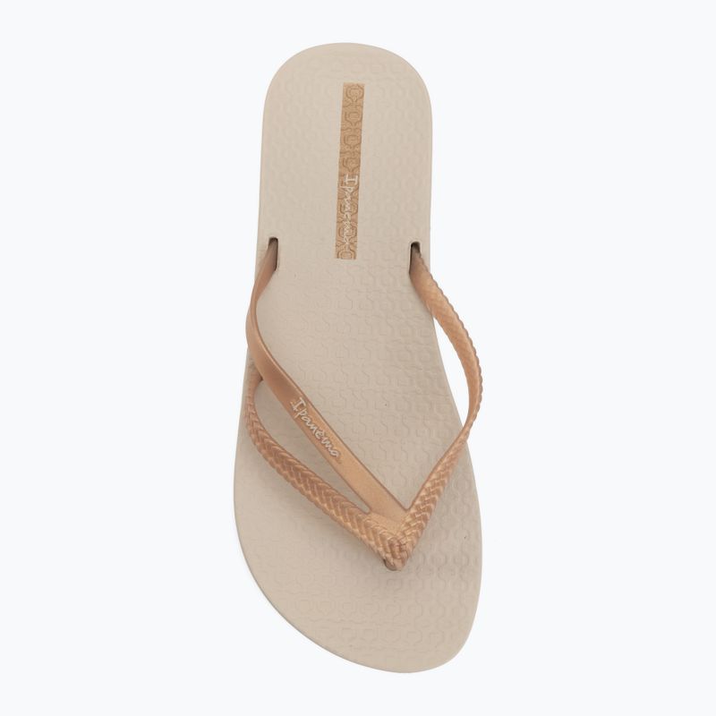 Dámske žabky Ipanema Bossa Soft V beige/gold 5
