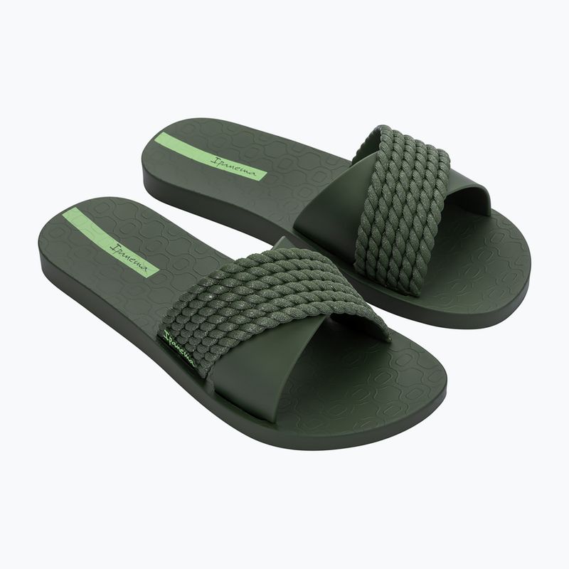 Dámske šľapky Ipanema Street II green/dark green 2