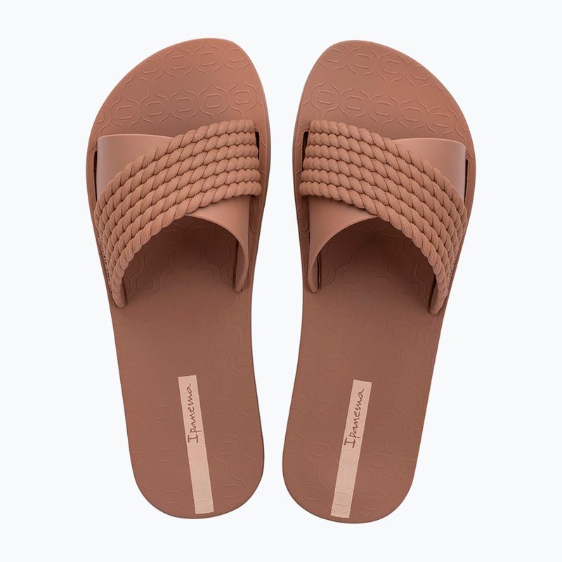 Dámske šľapky Ipanema Street II brown/brown/beige 2