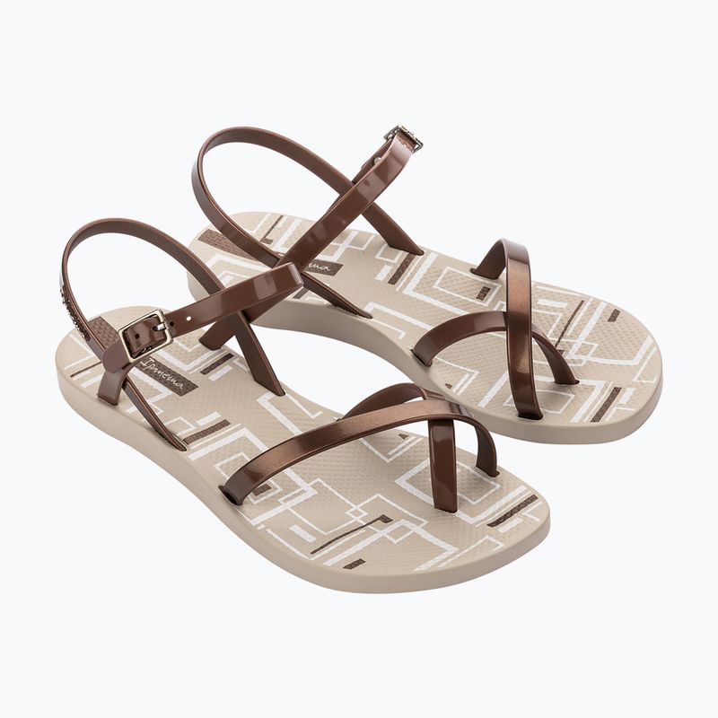 Dámske sandále Ipanema Fashion Sand VIII Beige/Metallic Pink 2