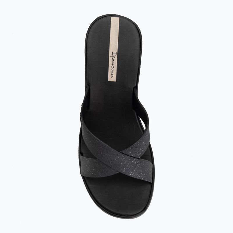 Dámske šľapky Ipanema High Fashion II Slide black/glitter/beige 5