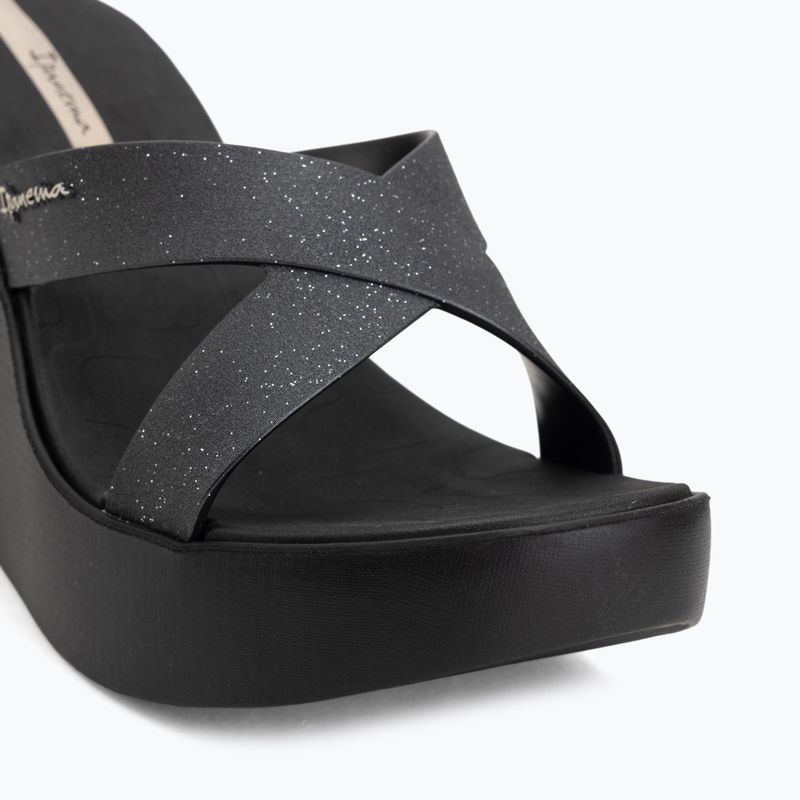 Dámske šľapky Ipanema High Fashion II Slide black/glitter/beige 7