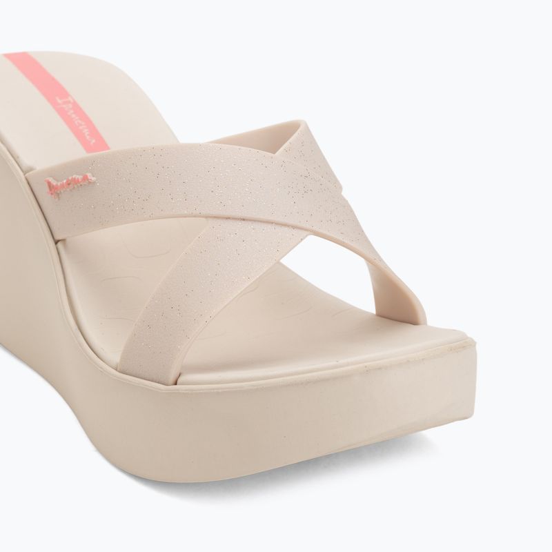 Dámske šľapky Ipanema High Fashion II Slide beige/glitter/pink 7