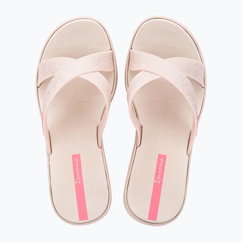 Dámske šľapky Ipanema High Fashion II Slide beige/glitter/pink 2
