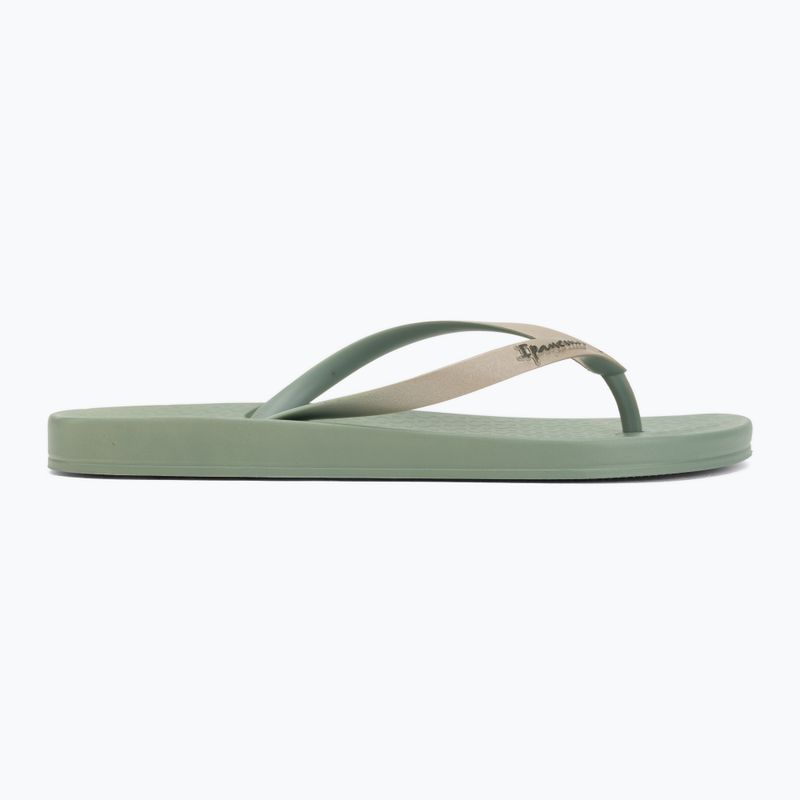 Dámske žabky Ipanema Anat Connect II green/gold 2