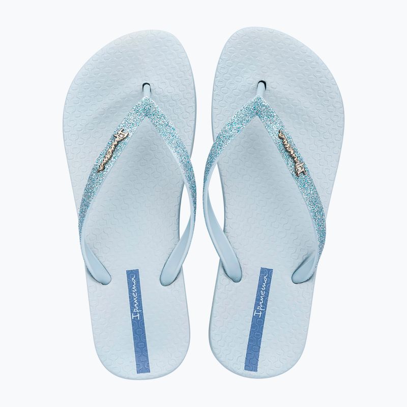 Dámske žabky Ipanema Anatomica Lolita light blue/glitter blue 2
