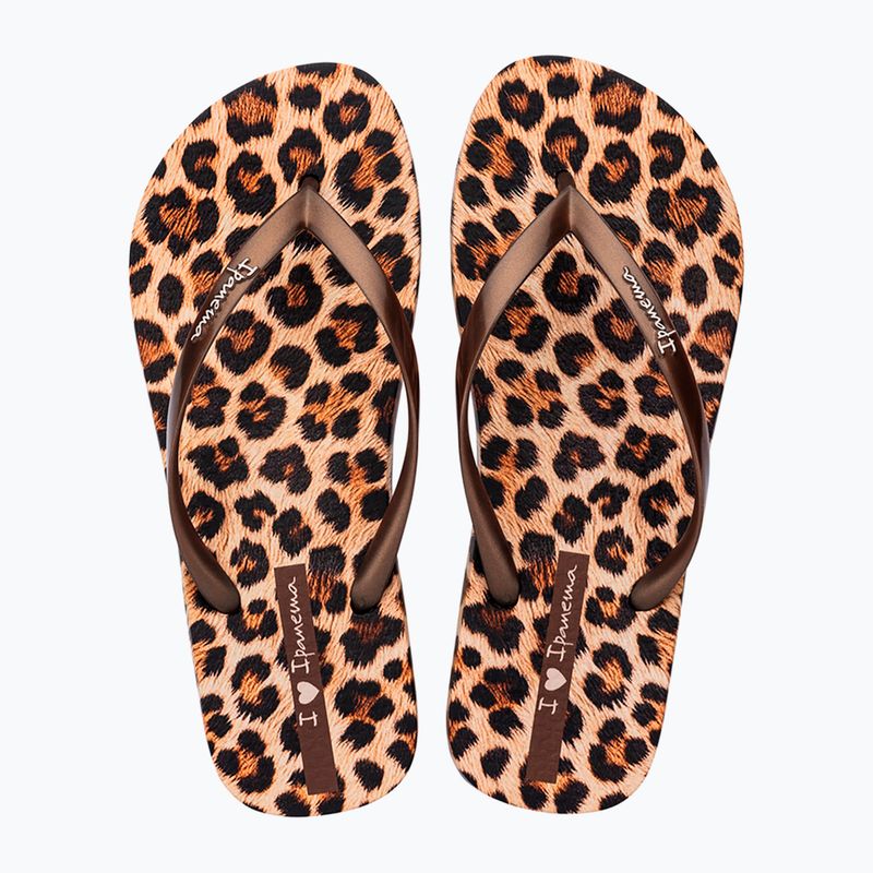 Dámske žabky Ipanema Animal Print beige/bronze/bronze 2