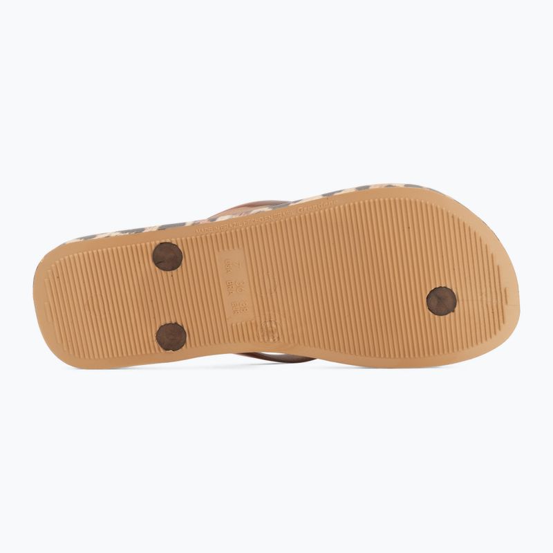 Dámske žabky Ipanema Animal Print beige/bronze/bronze 4