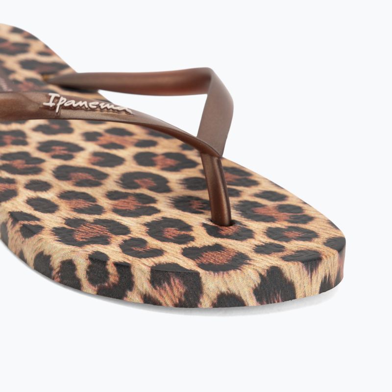 Dámske žabky Ipanema Animal Print beige/bronze/bronze 7